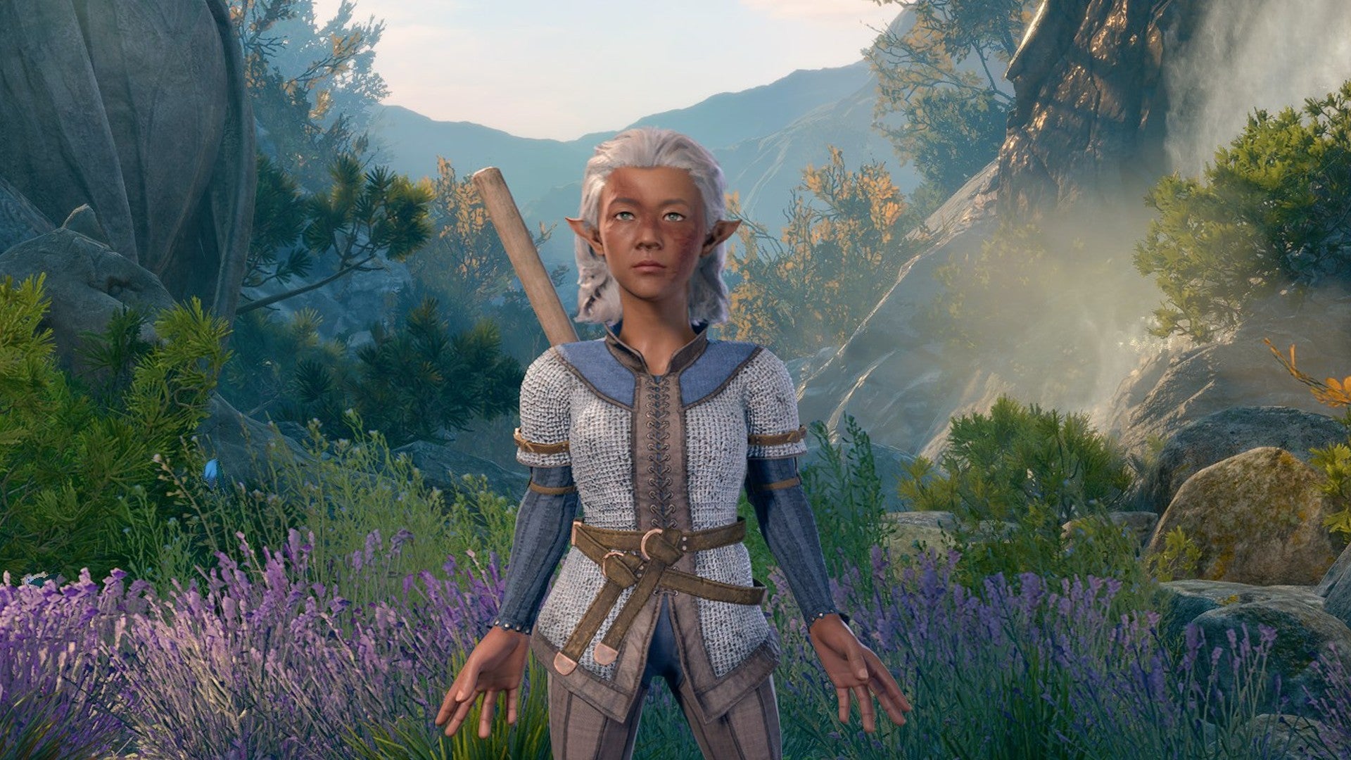 Baldur&rsquo;s Gate 3 image showing a Dwarf Cleric.