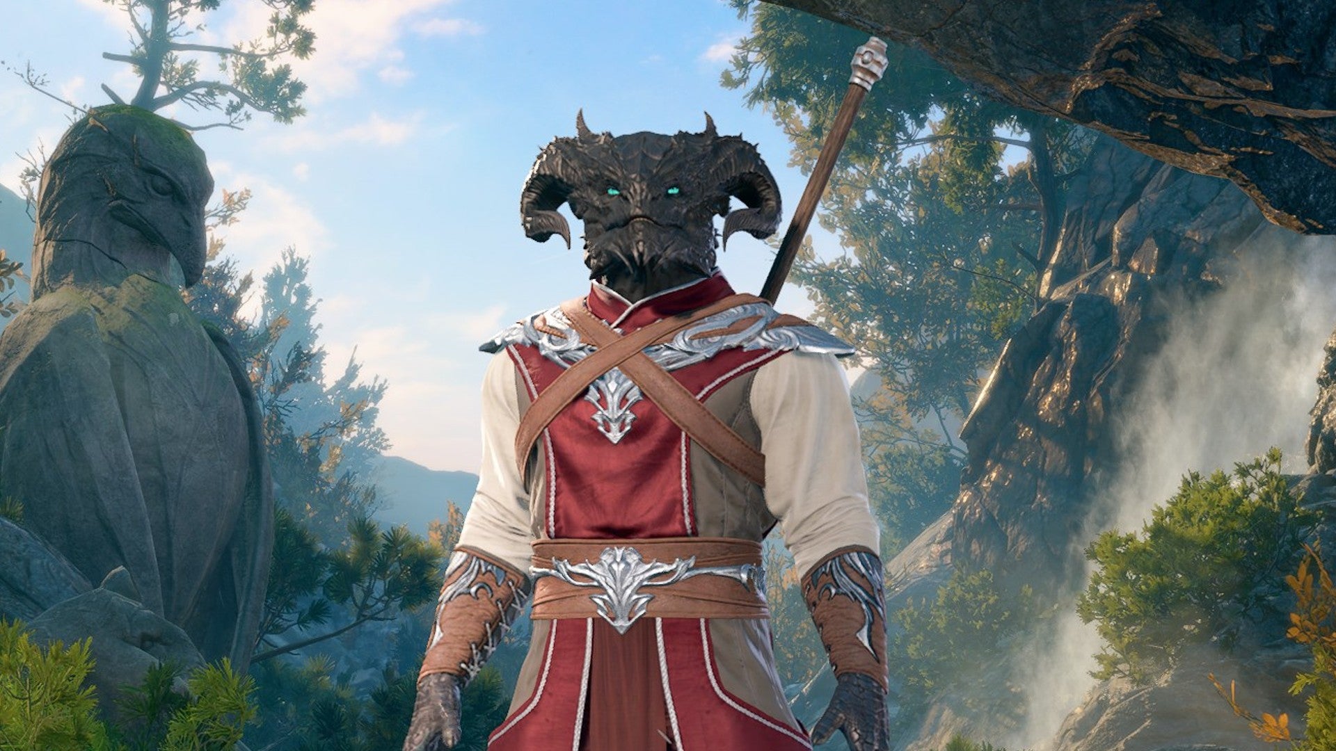 Baldur&rsquo;s Gate 3 image showing a Dragonborn Sorcerer.