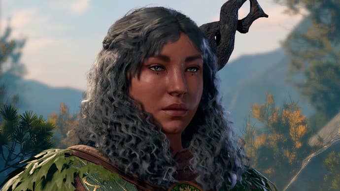 Close up of female body shaped Gold Dwarf.