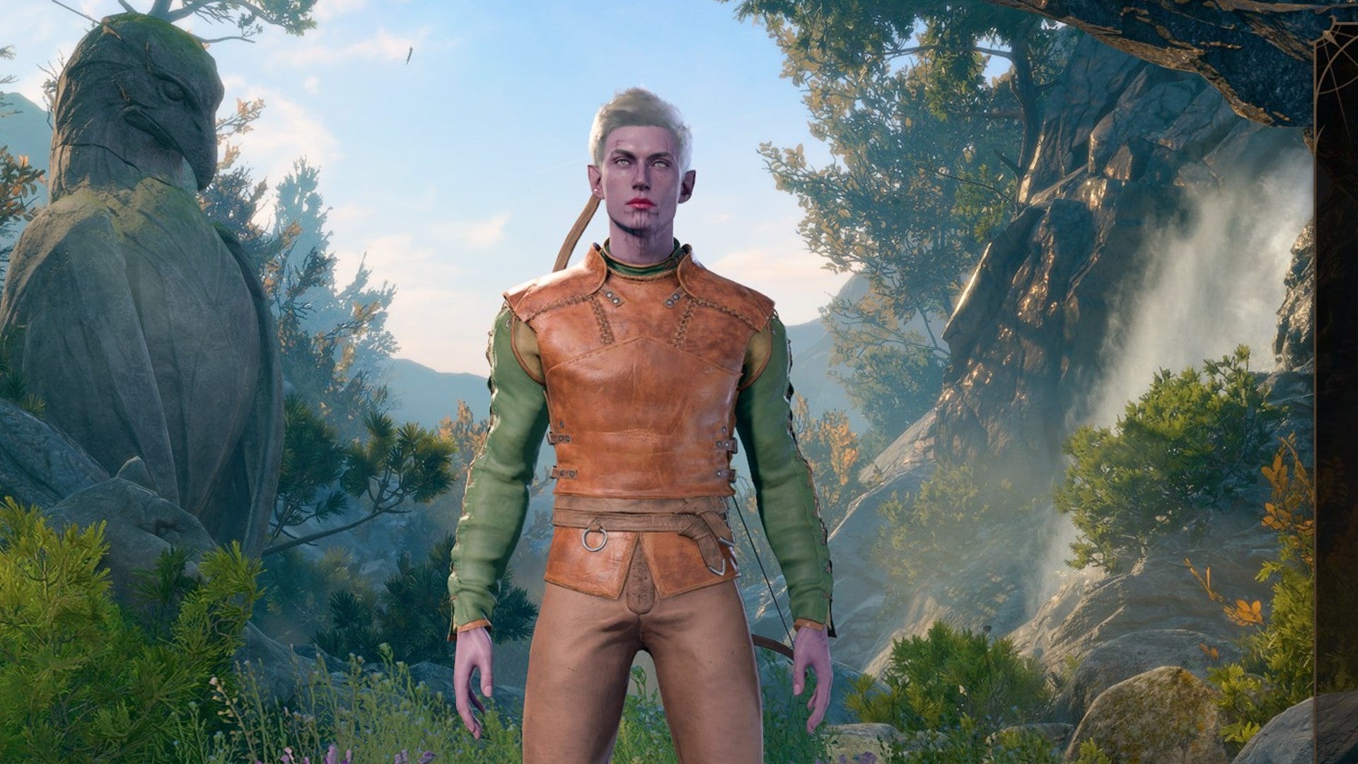 Baldur&rsquo;s Gate 3 image showing Half-Elf Ranger.