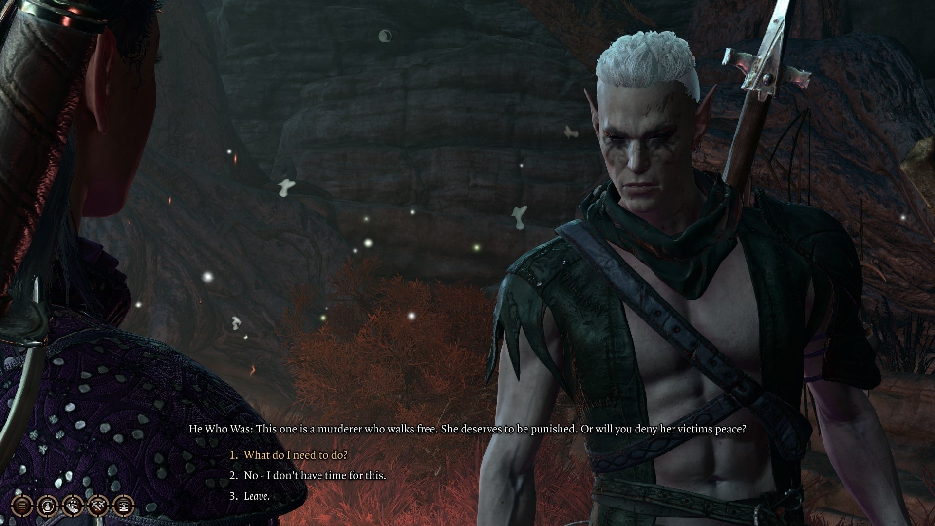 The player speaks with He Who Was in Baldur&rsquo;s Gate 3