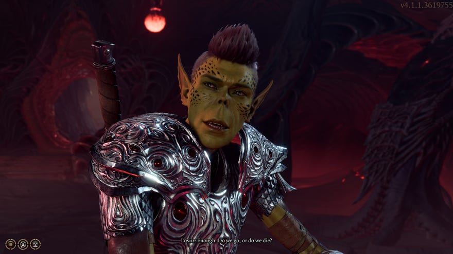 The Githyanki Losiir talks to the player in Baldur’s Gate 3