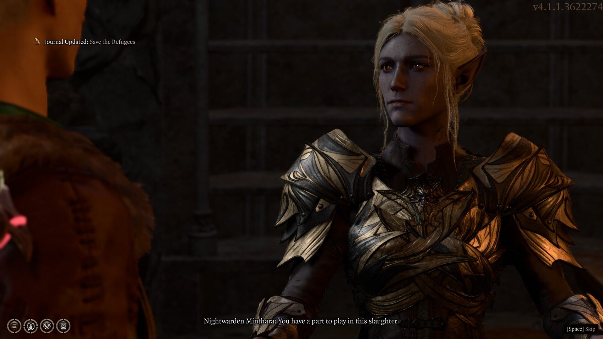 The player speaks with Minthara in Baldur&rsquo;s Gate 3