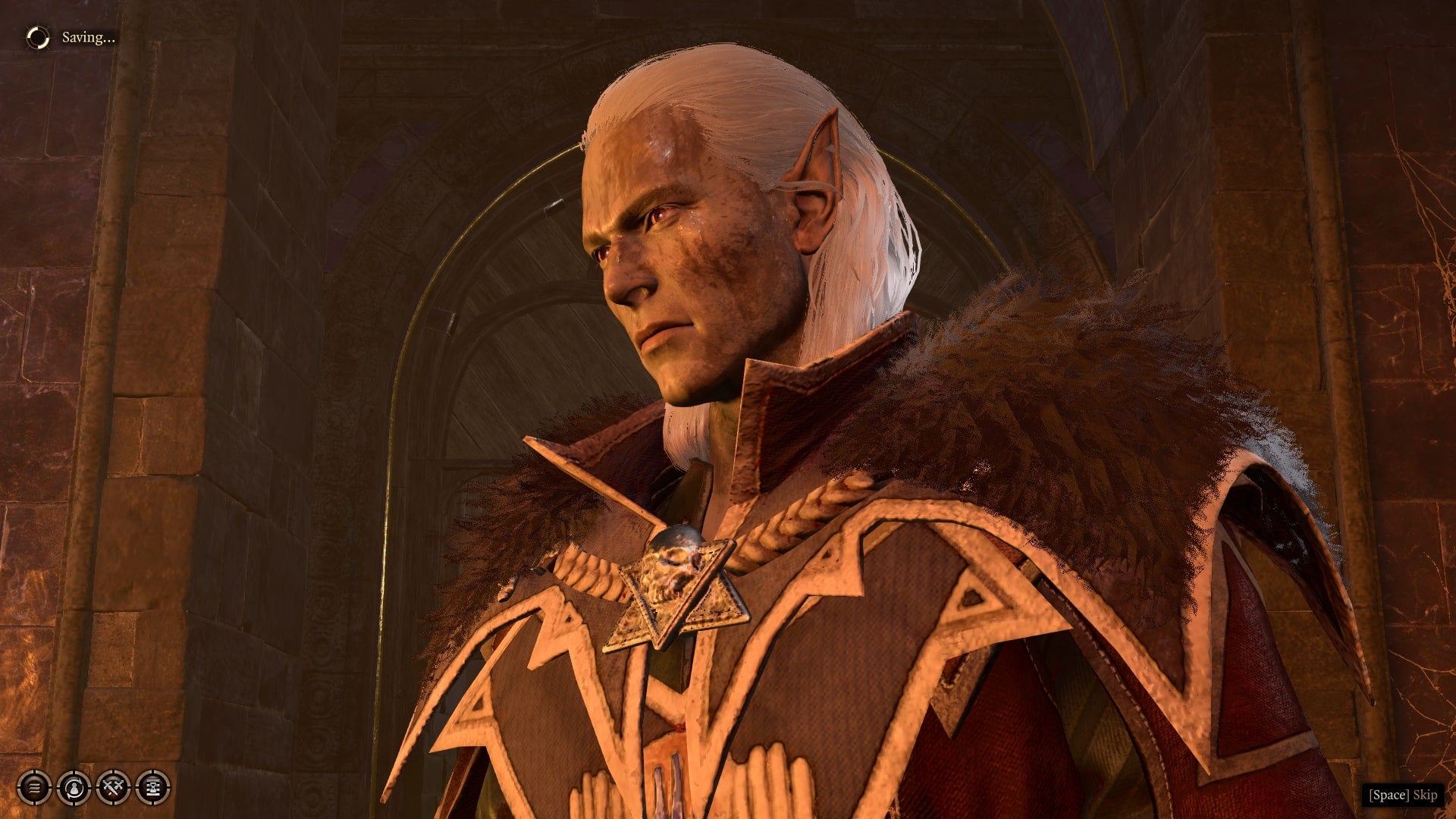 True Soul Nere, looking particularly unhappy, in Baldur&rsquo;s Gate 3