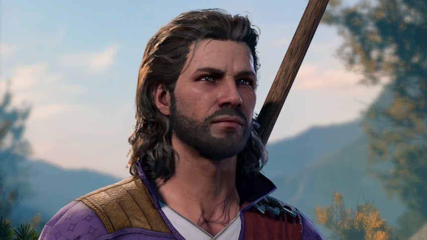 Close up of gale character.