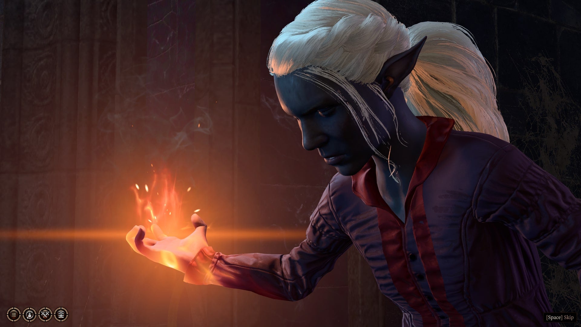 Philomeena wields the Runepowder Vial in Baldur&rsquo;s Gate 3