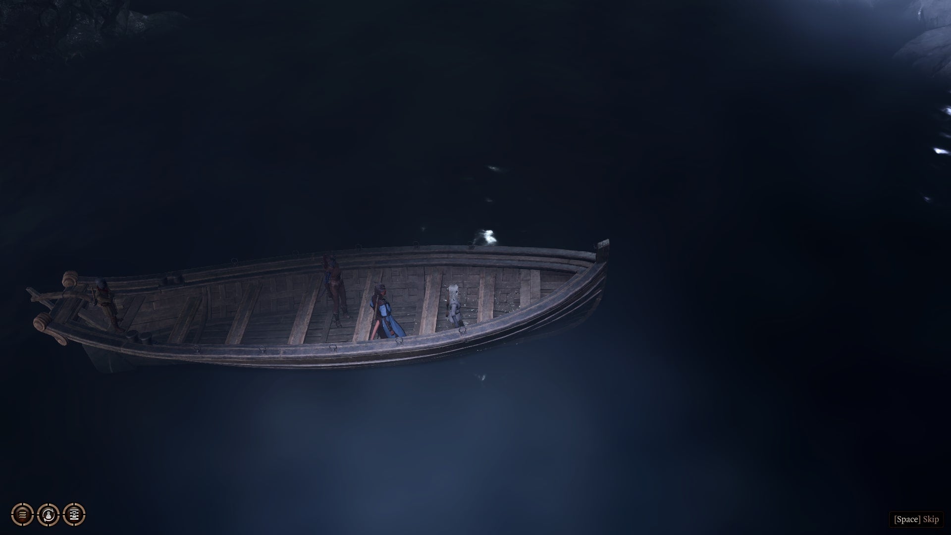 Tieflings and gnomes escape Moonrise Towers prison via boat in Baldur's Gate 3 - 8