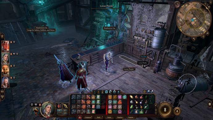 The player stands beside some loose planks in The Waning Moon in Baldur's Gate 3