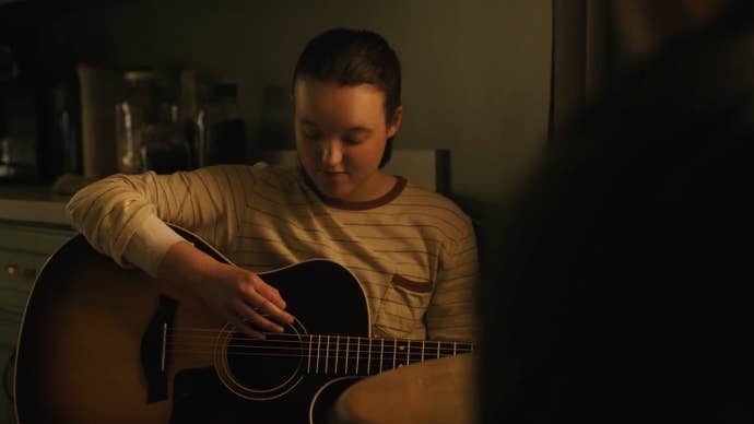 Bella Ramsey as Ellie in season two of TLOU