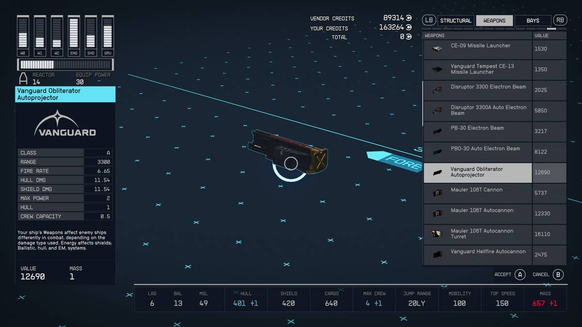 Best ship weapons in Starfield | Eurogamer.net