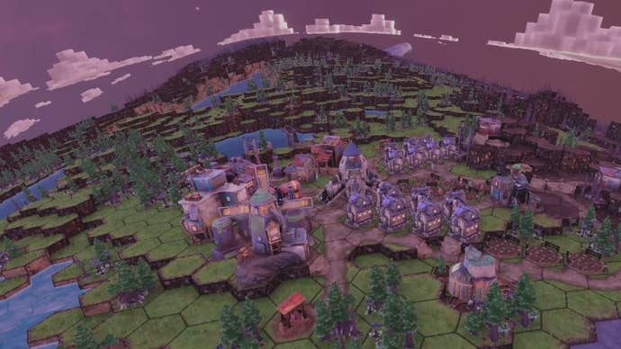 A sprawling city on the back of a whale in Beyond These Stars