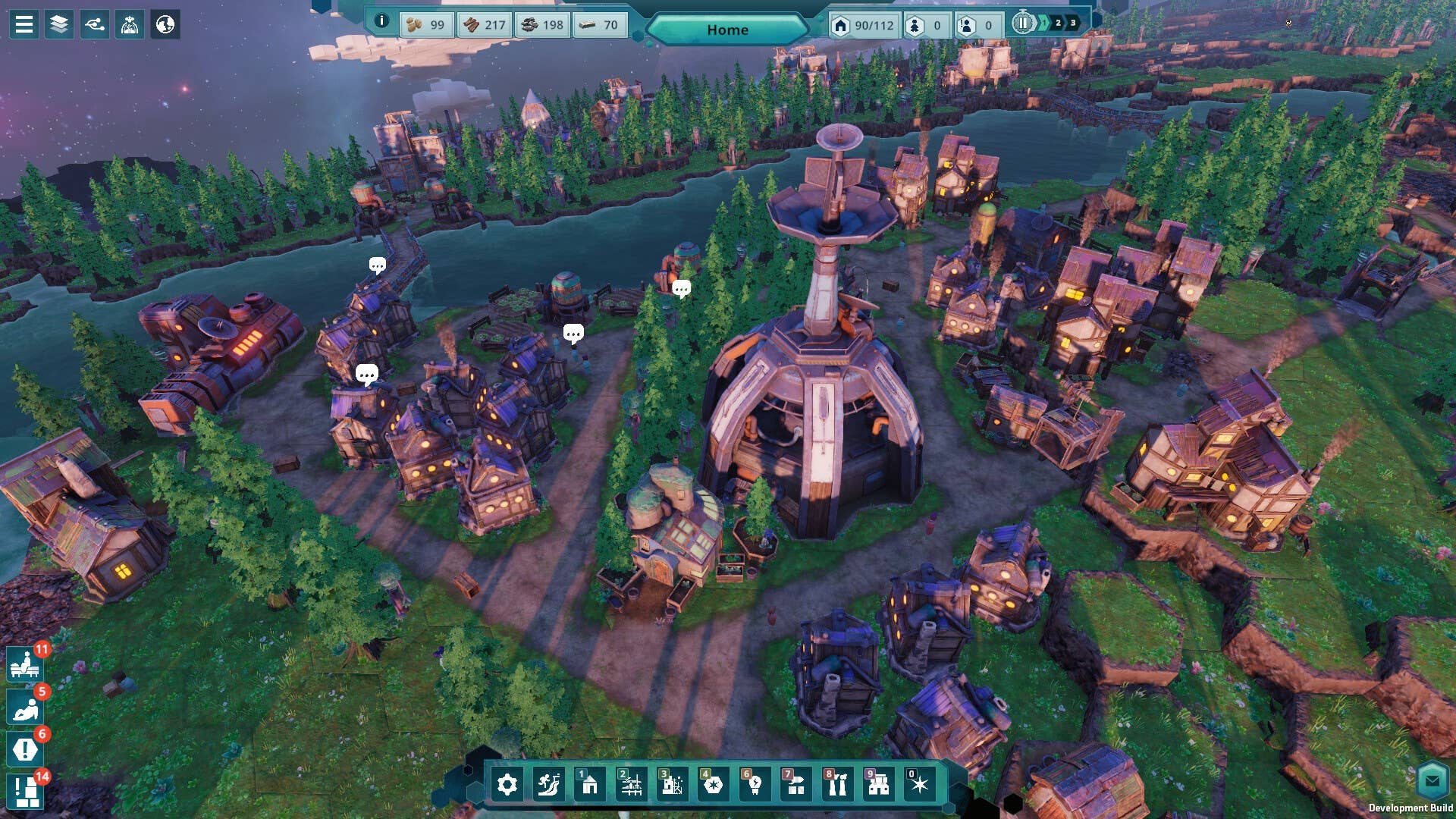 A player-built satellite facility in Beyond These Stars.