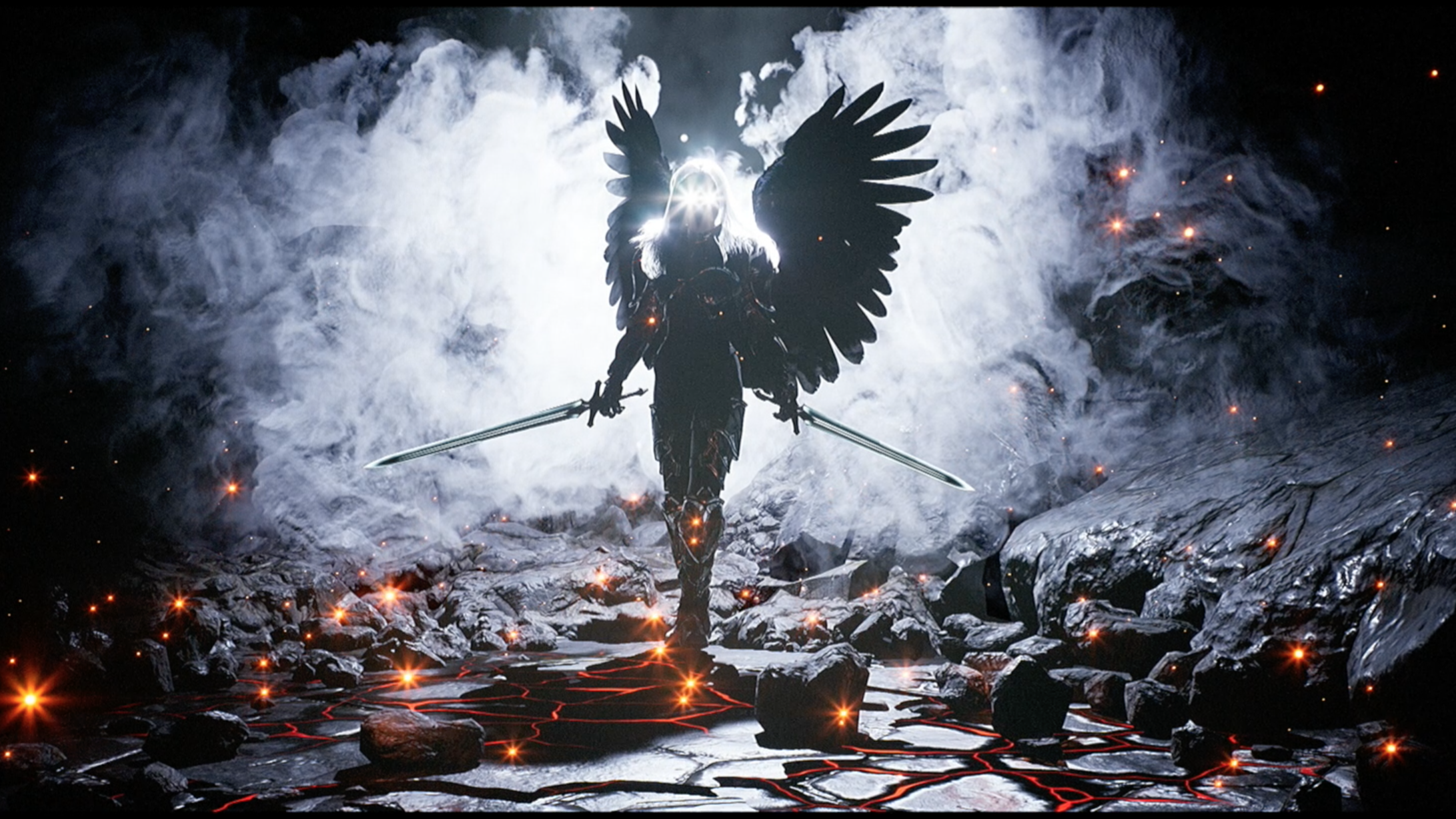 The angel Astra in Fallen