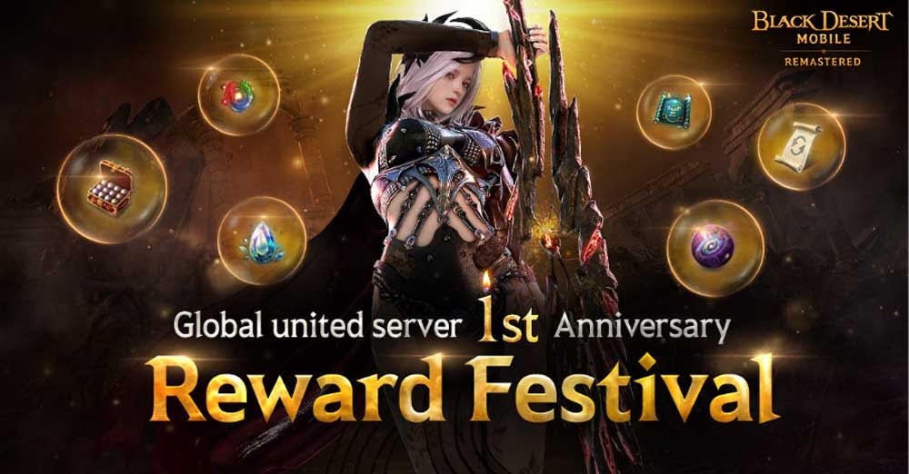 Aniversário de Black Desert Mobile dá bónus de XP e recompensas diárias