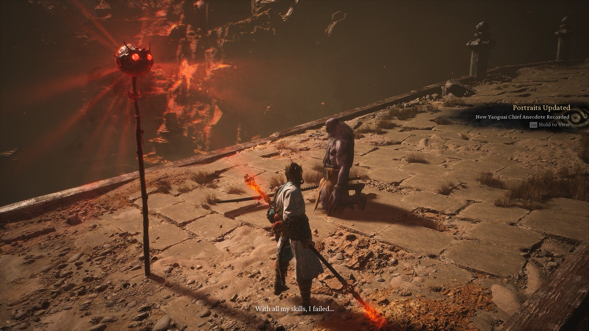 The player looks at a defeated Tiger's Acolyte in Black Myth Wukong - 3