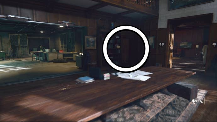 A circle showing the entrance to the safehouse boiler room in Call of Duty Black Ops 6.