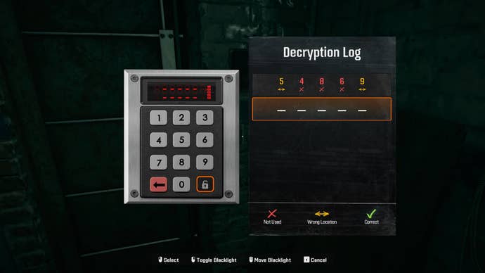 The player interacts with the bunker keypad, whose code needs decrypting, in the Call of Duty: Black Ops 6 safehouse