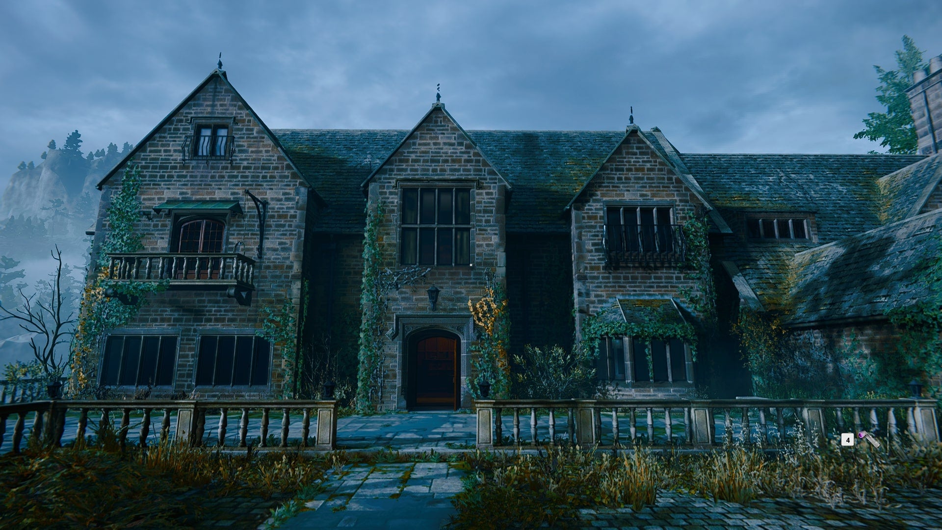 The player looks at the exterior of the safehouse in Call of Duty: Black Ops 6 - 1