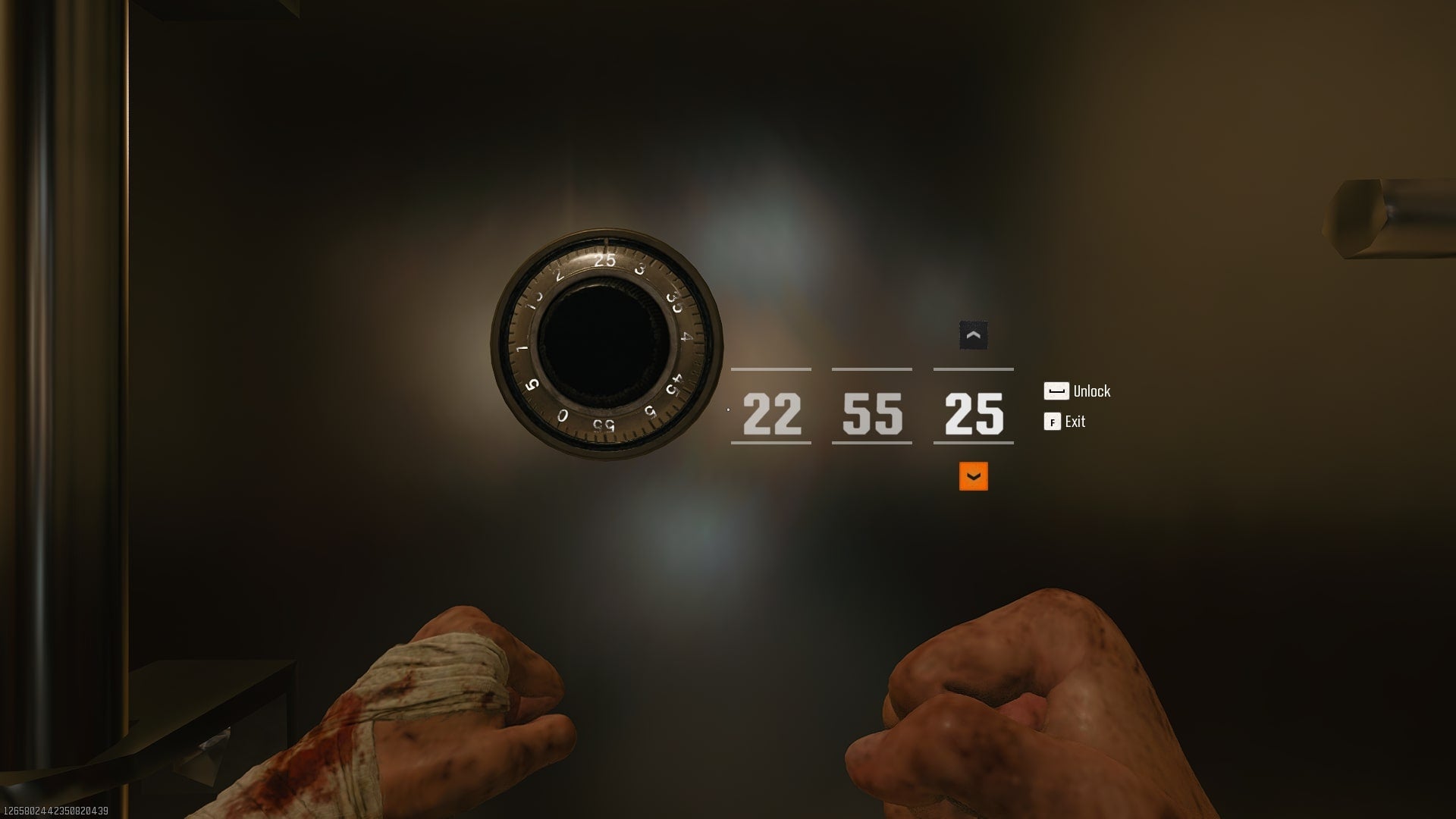 The player inputs the bank vault code on the Liberty Falls map in Black Ops 6 Zombies - 6