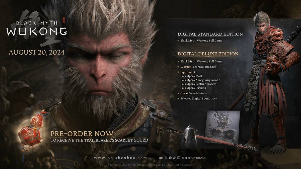 Black Myth Wukong release date and time | Eurogamer.net