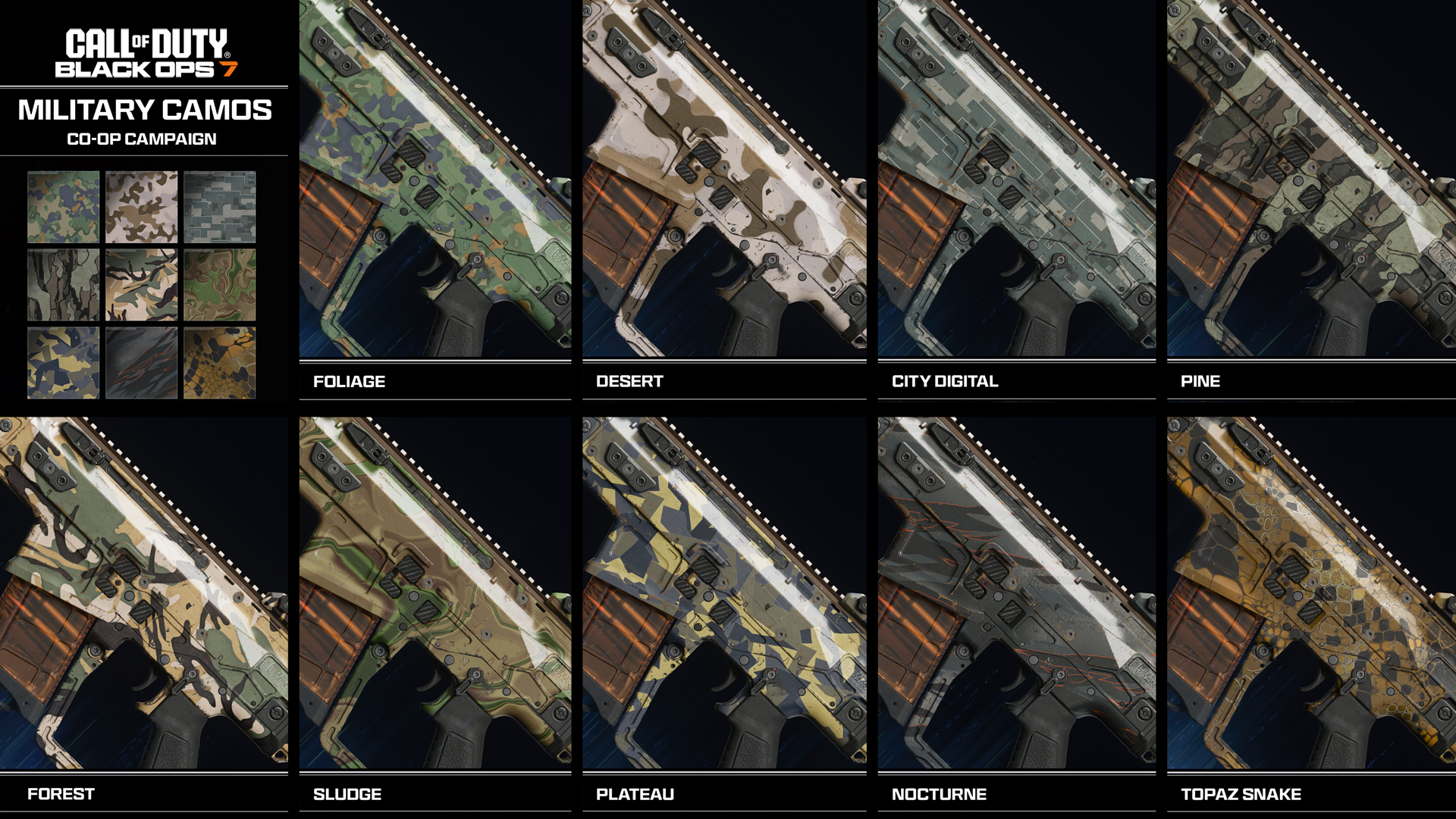 All Black Ops 7 camos | Eurogamer.net