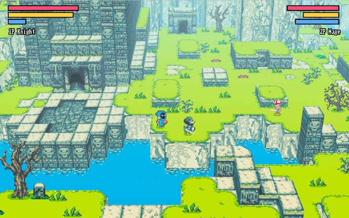 A screenshot from a 2013 version of Jasper Byrne’s untitled action-RPG game, running on the Blitzmax engine