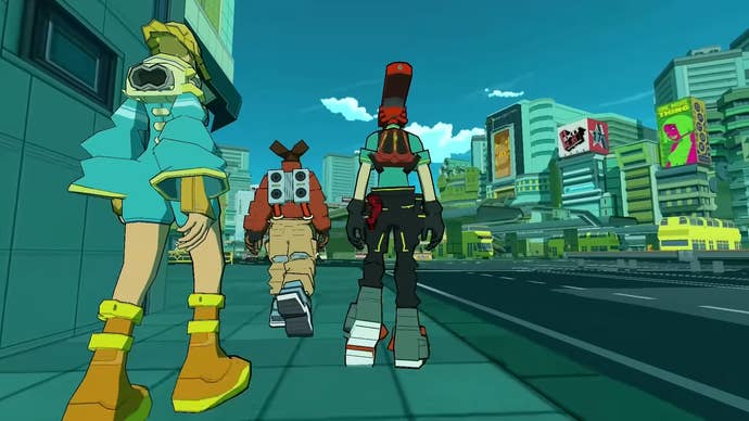 Bomb Rush Cyberfunk characters