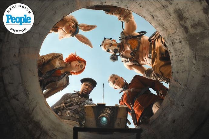 Borderlands cast stare down a manhole