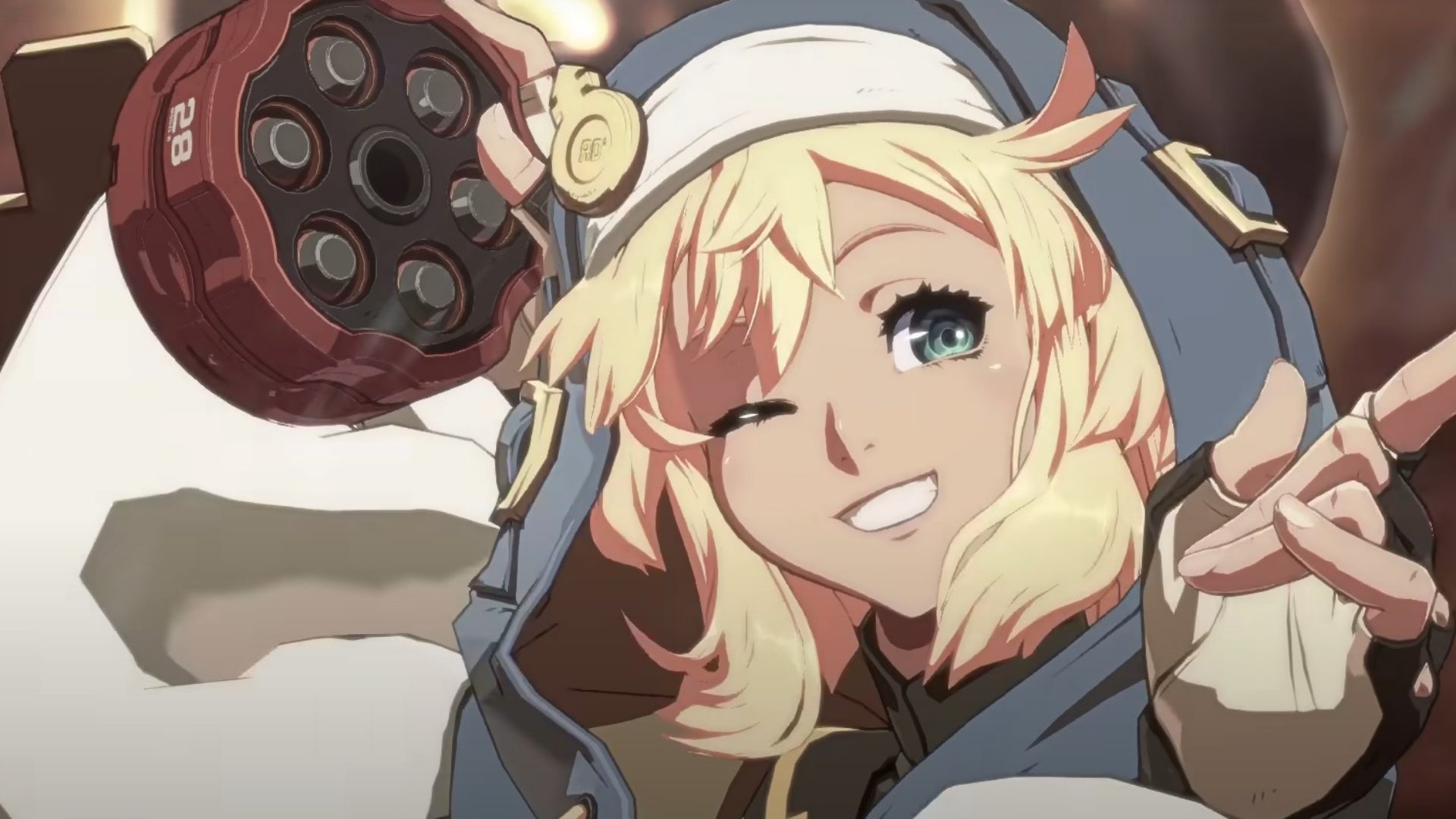 Bridget from Guilty Gear Strive in their announcement trailer, with their yo-yo.