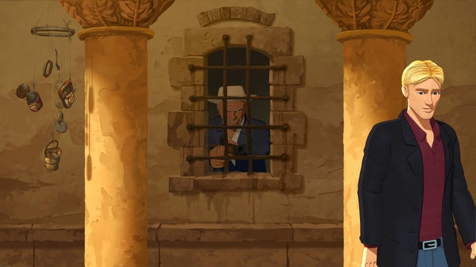 The saddest wind chime you’ve ever seen in Broken Sword.