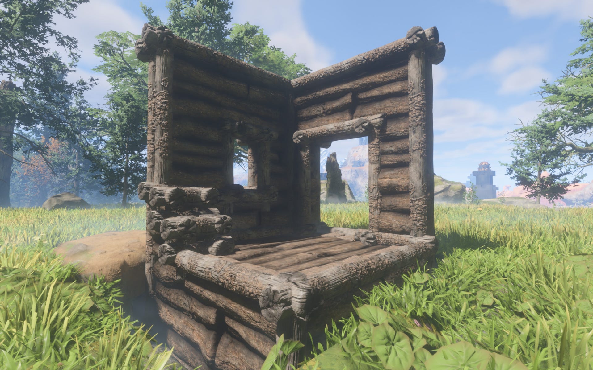 Blocky Log Build How to build and all building blocks in Enshrouded listed | Eurogamer.net