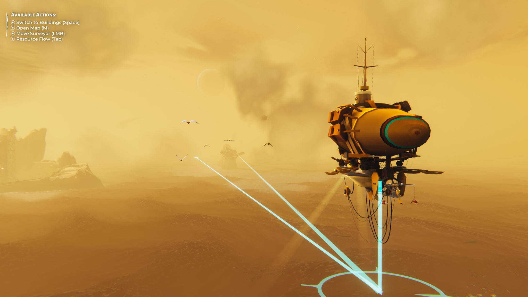 An airship sails into the clouds in Bulwark: Falconeer Chronicles - 9