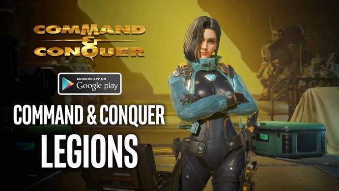 Mobile game advert for C&C Legions.