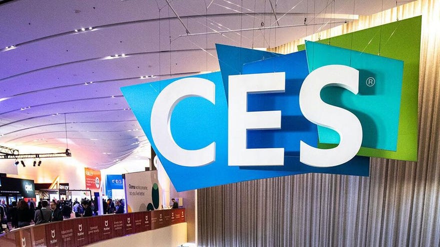CES signage at the Las Vegas event.