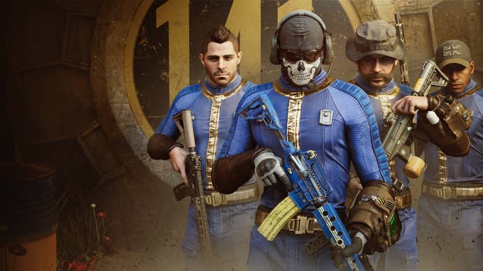 Some blue Fallout jumpsuits in Call Of Duty