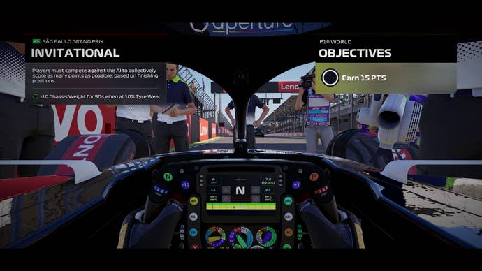 An F1 25 subordinate accepting an invitational.