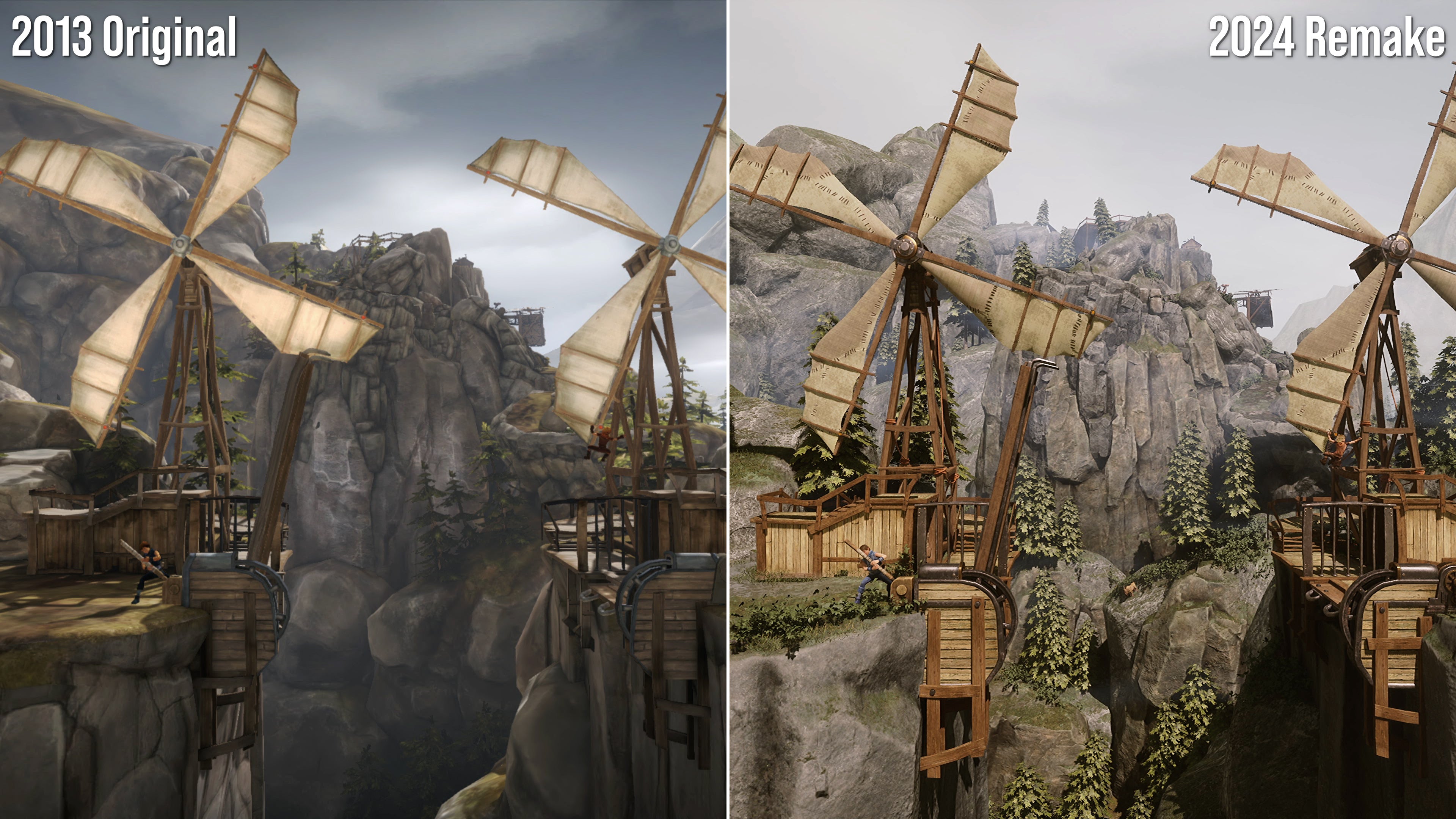 brothers a tale of two sons screenshot comparisons original vs 2024 remake