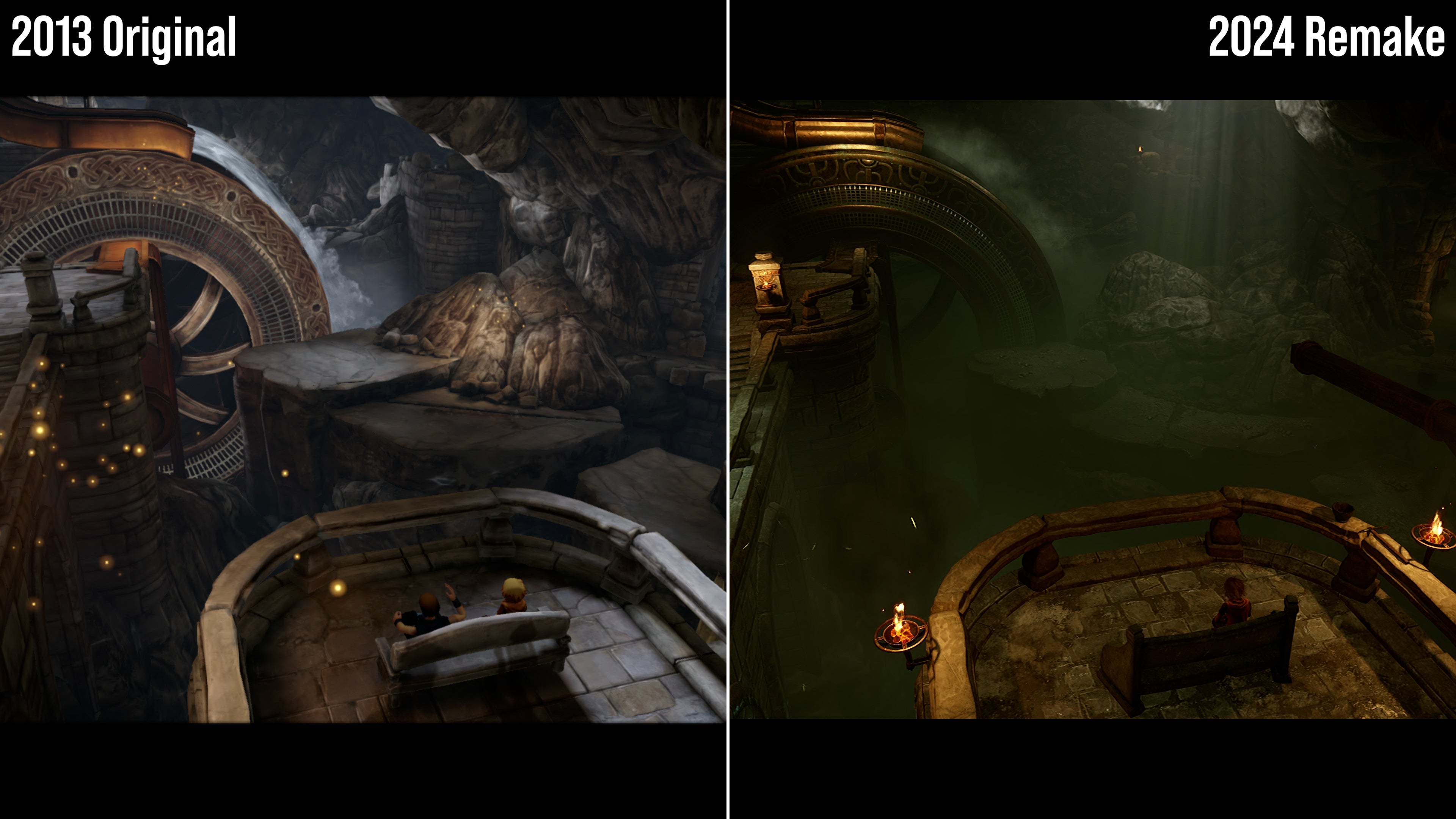 brothers a tale of two sons screenshot comparisons original vs 2024 remake