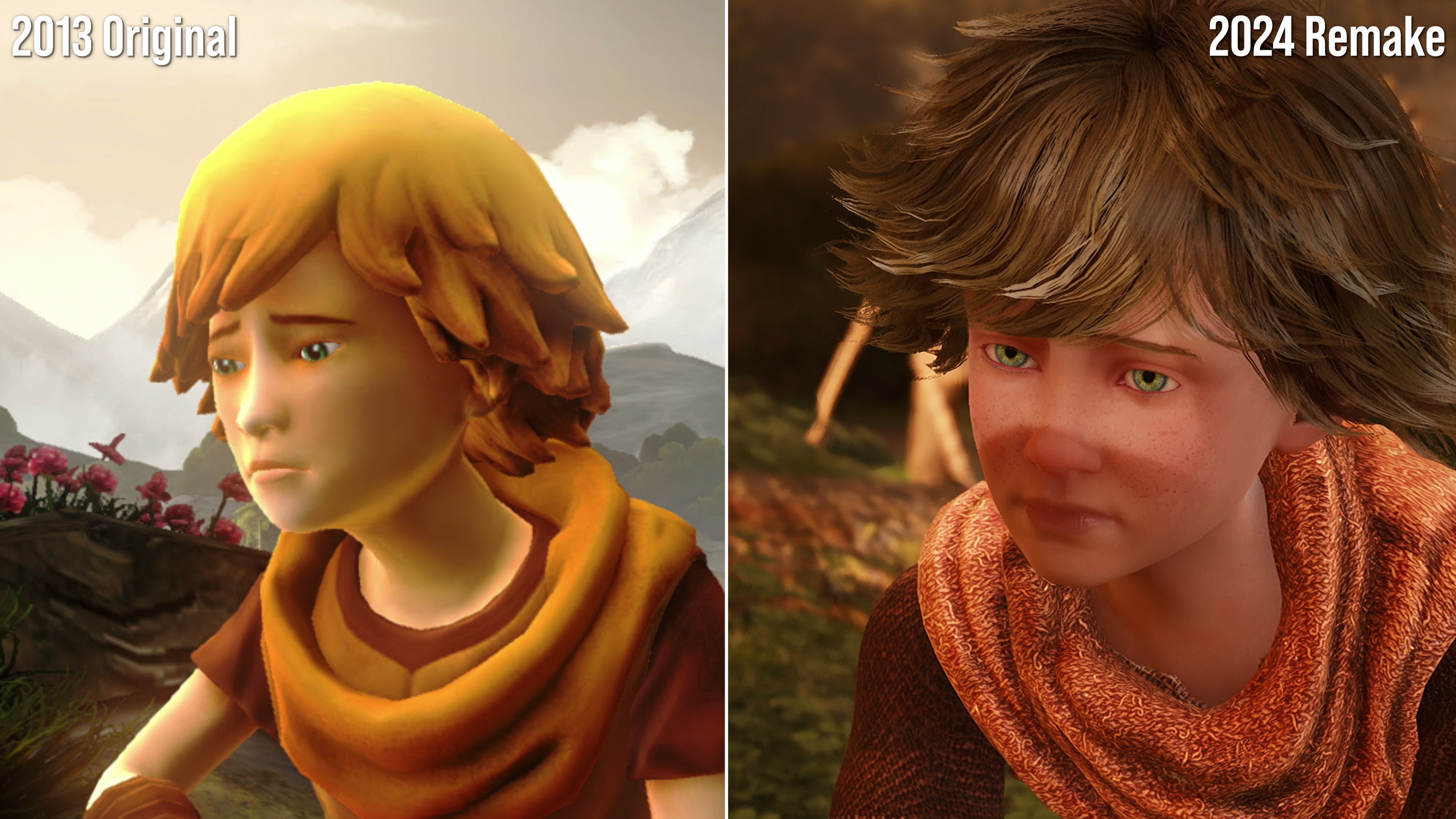 brothers a tale of two sons screenshot comparisons original vs 2024 remake