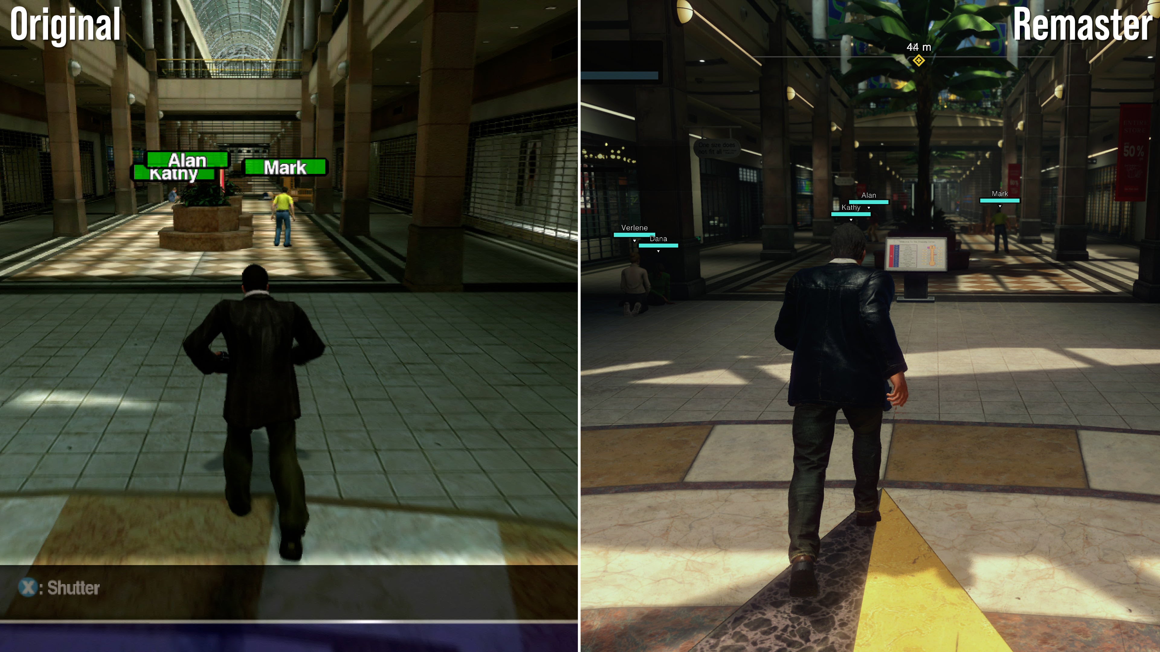 dead rising deluxe remaster screenshot comparisons