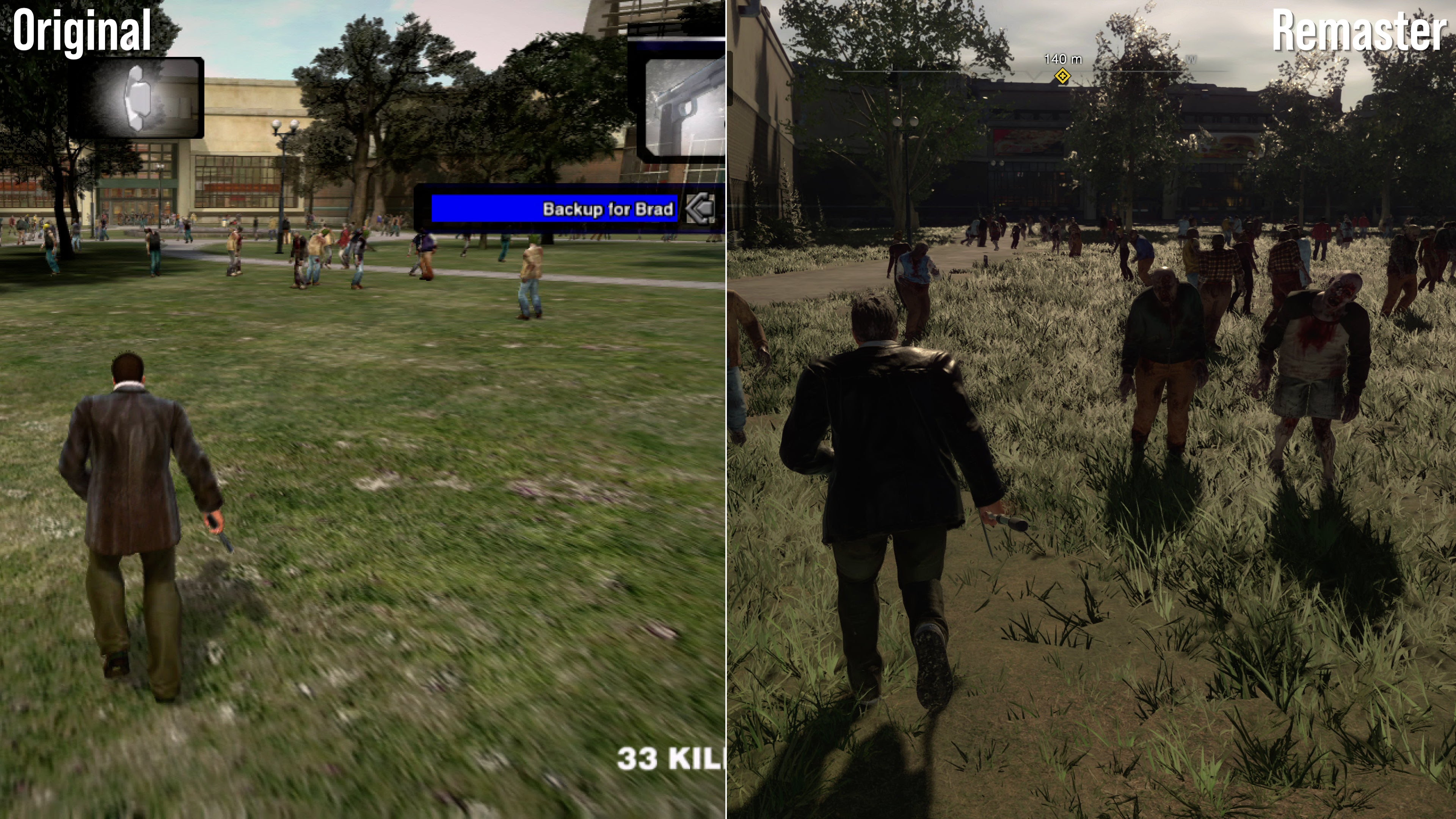 dead rising deluxe remaster screenshot comparisons