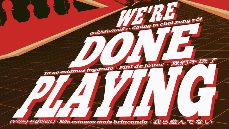 The screen  of a CWA zine for a caller   union.