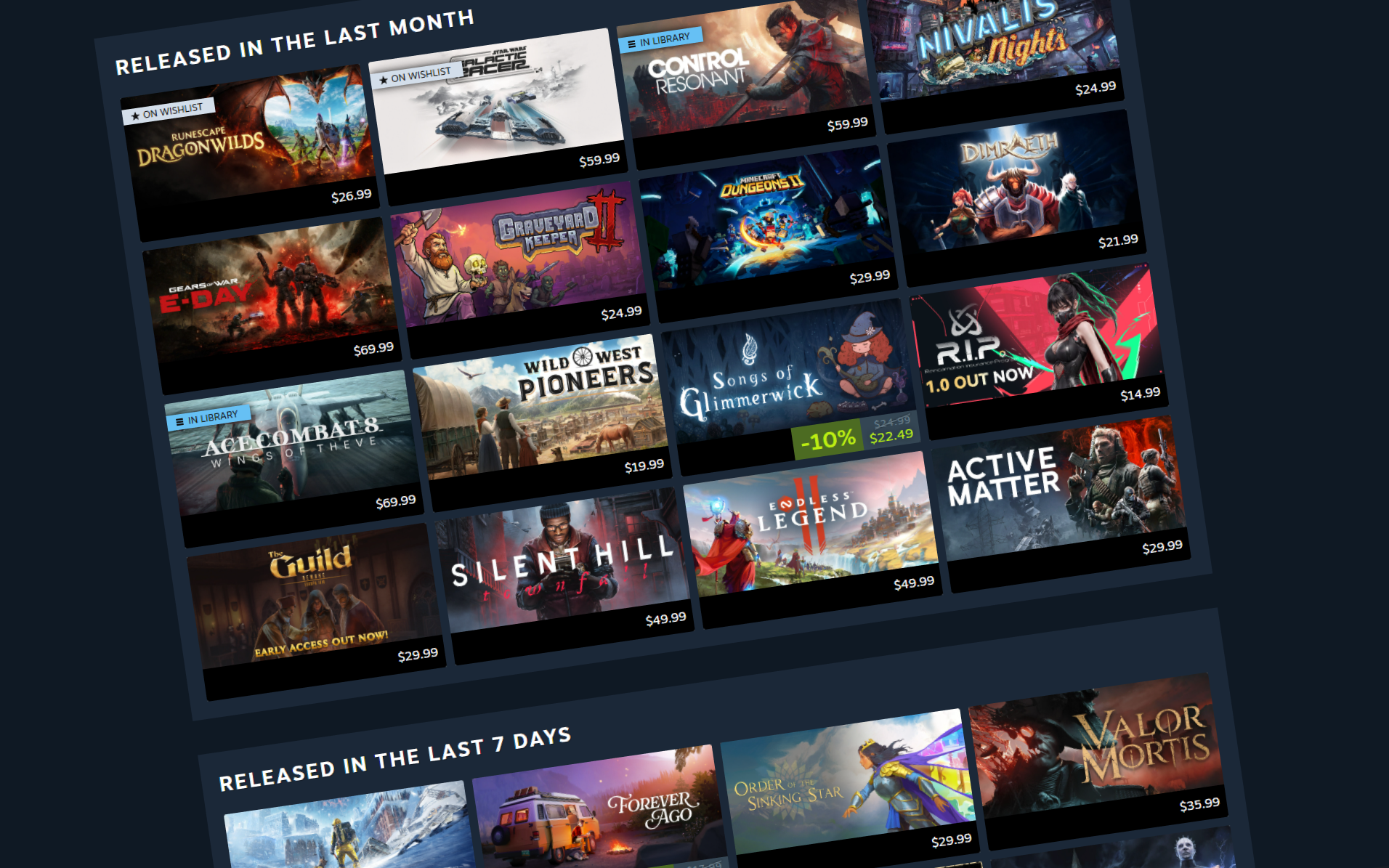 Valve lanza la versión definitiva del calendario personal de Steam