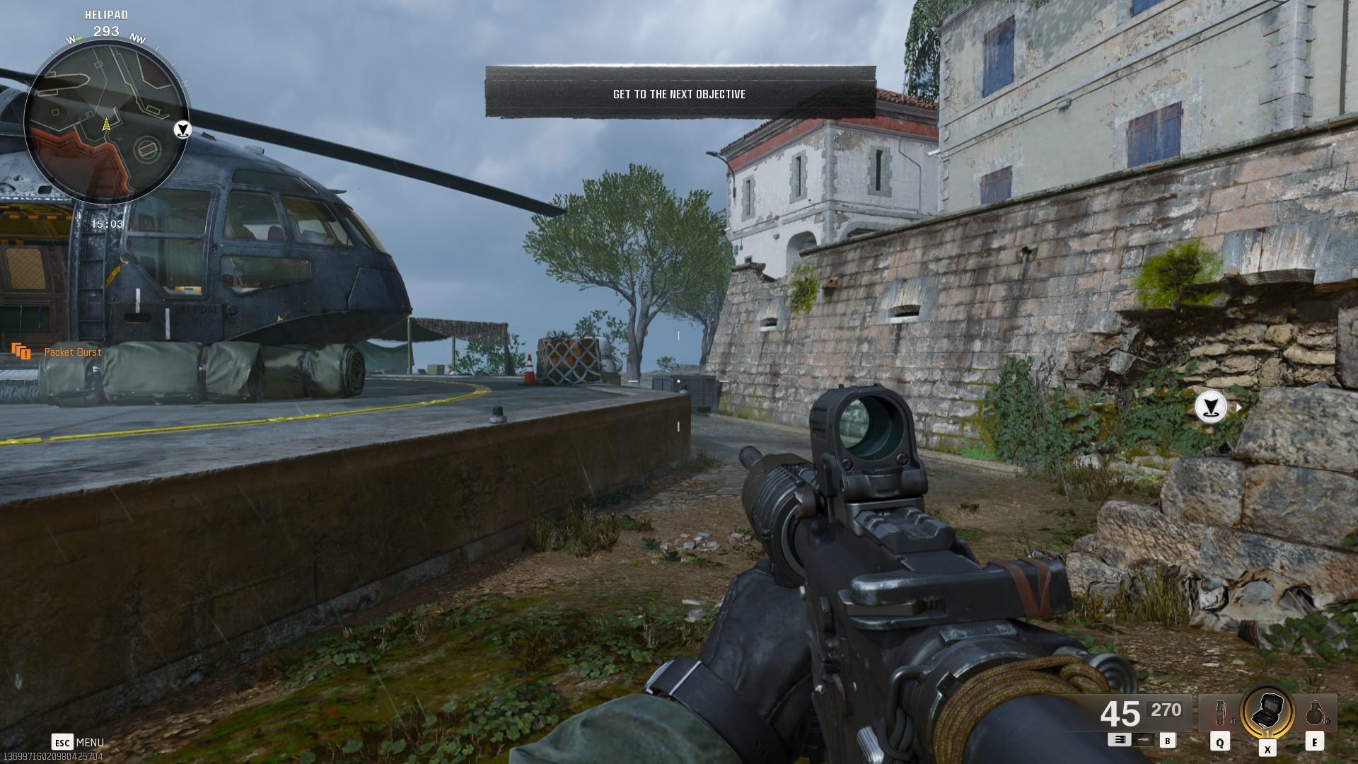 Call of Duty: Black Ops 6 running on Balanced quality.