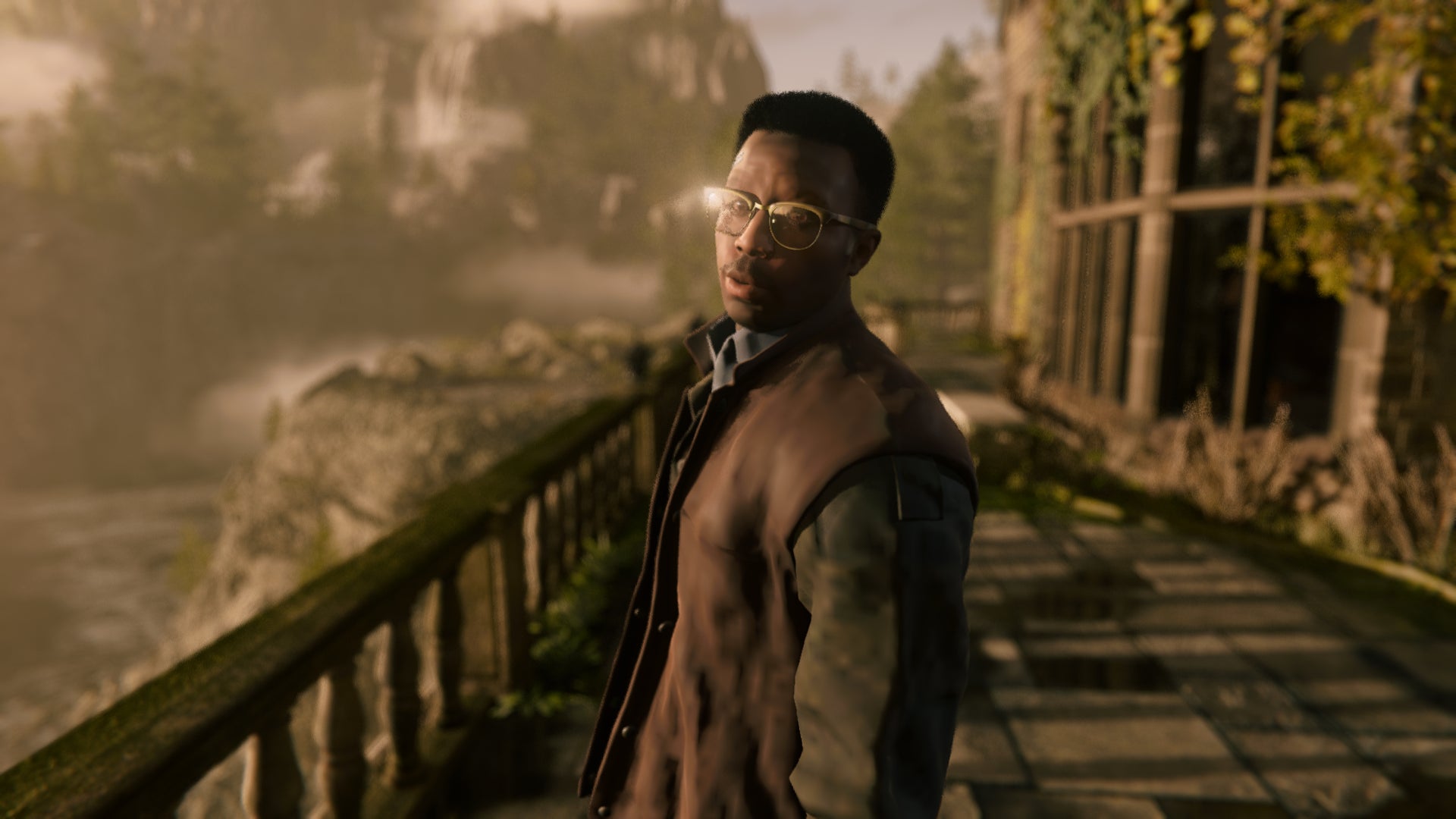 A texture streaming mishap causes a Call of Duty: Black Ops 6 character to lose all the fabric textures on his jacket. - 5