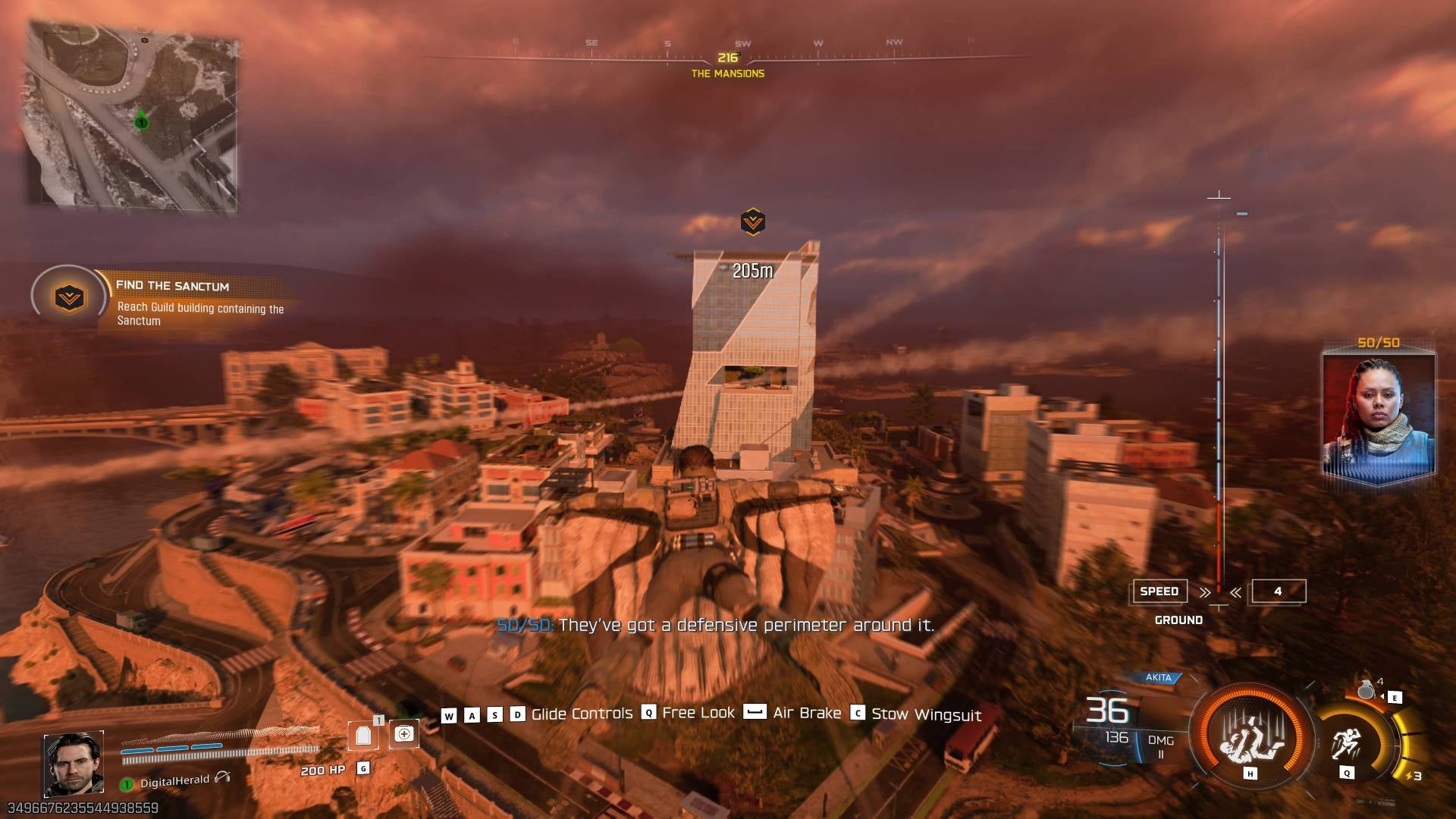 Normally a wingsuit would be an immedate win for a game, just look at the wondrous highs of the Just Cause games. Here, however, the lack of destruction makes the map sadly static. - 7