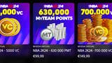 NBA 2K24 inclui pacotes de moeda digital que custam muito mais do que o jogo