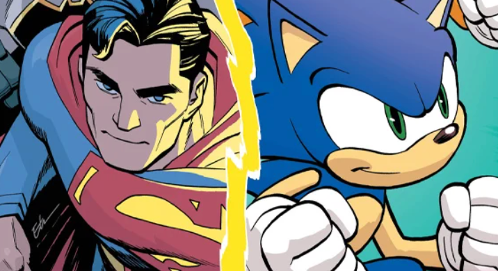 Nova arte da Sega e DC Comics