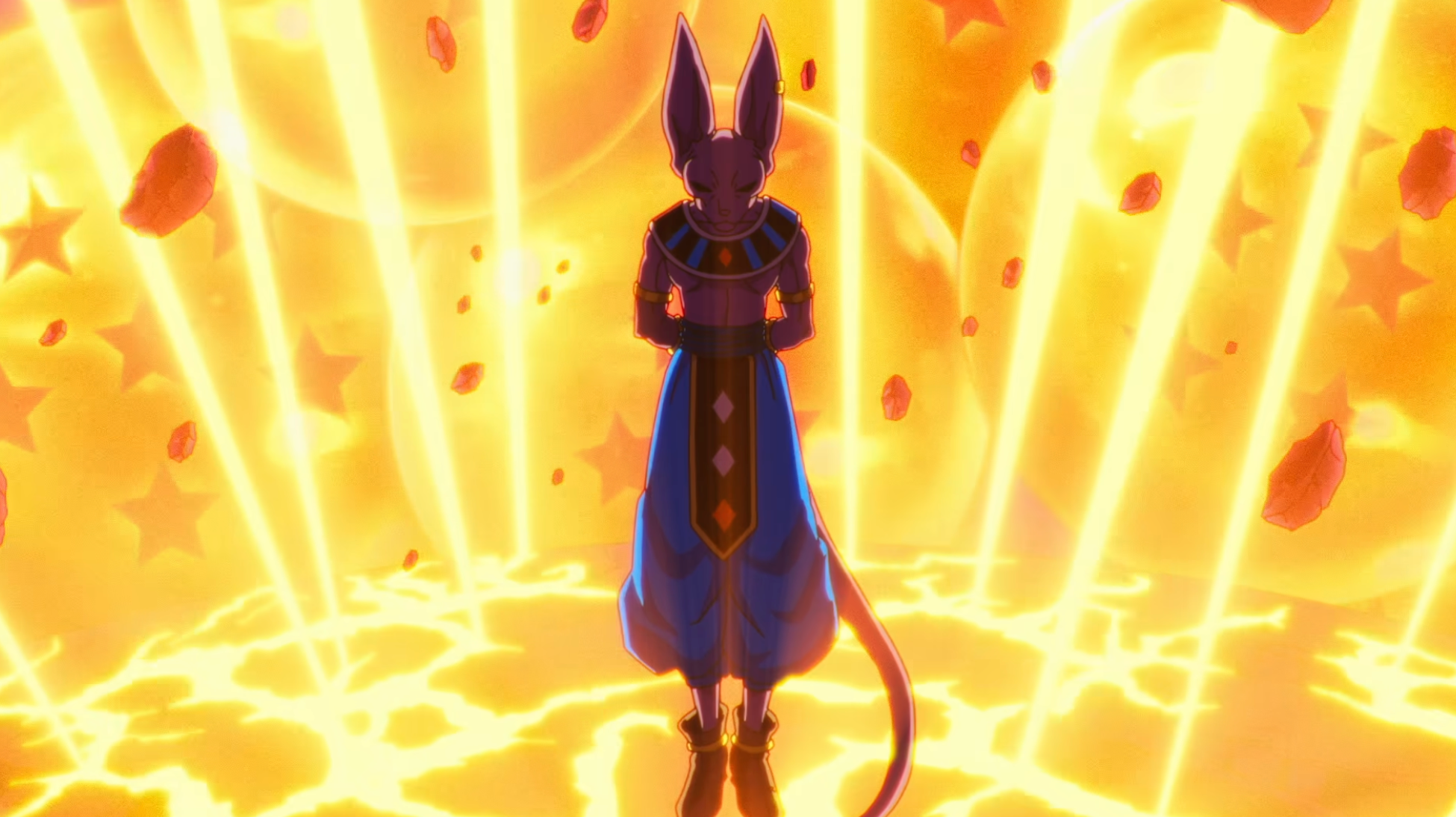 Eis a intro e final de Dragon Ball Super: Beerus