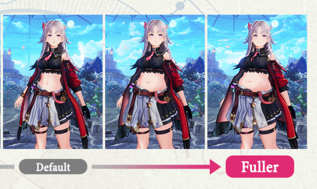 Protagonista engorda em Atelier Karia